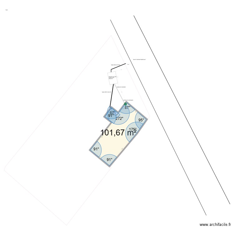 fieux eau usee. Plan de 0 pièce et 0 m2