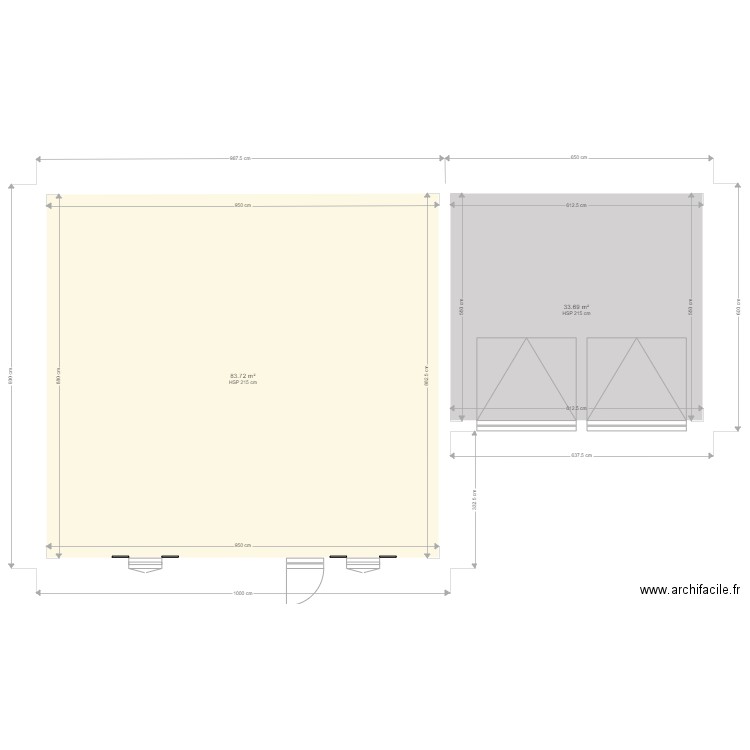 masonn extension joseph. Plan de 0 pièce et 0 m2