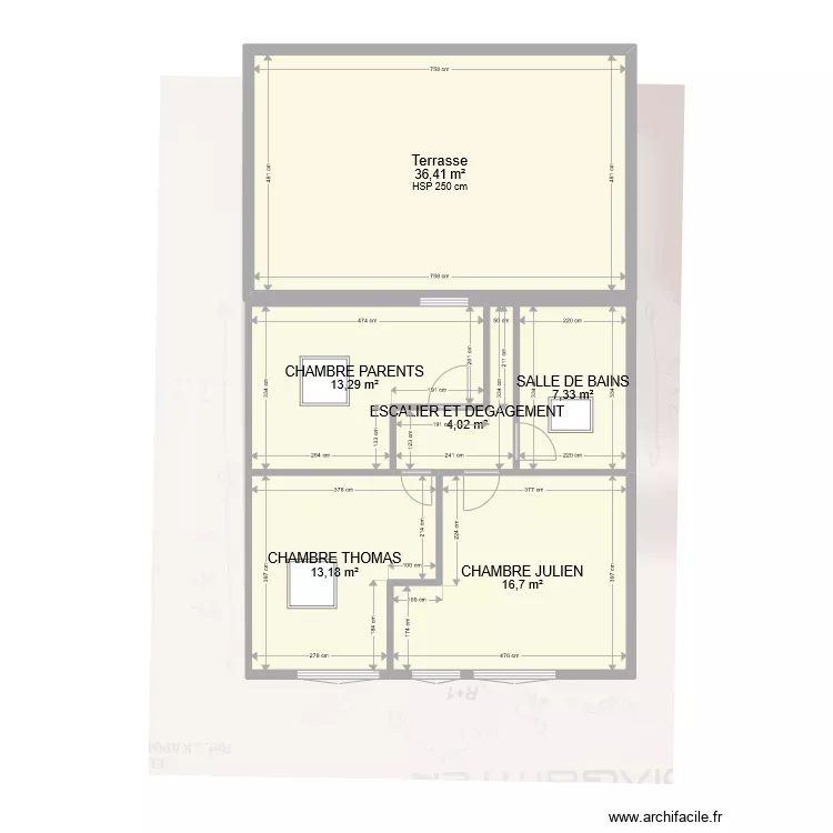 PLAN ETAGE. Plan de PLAN ETAGE. Plan de