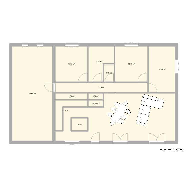 71 ch des grottes V1. Plan de 0 pièce et 0 m2