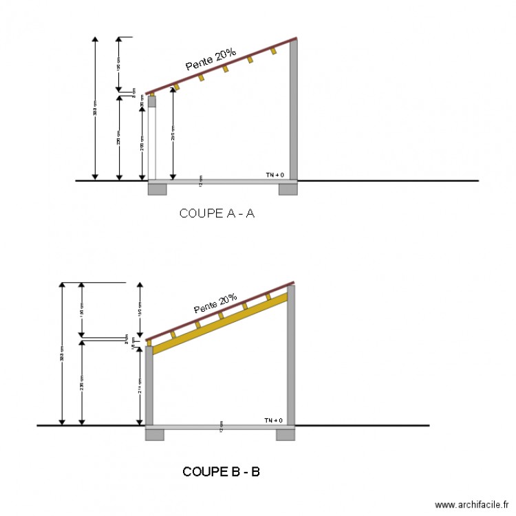 PLAN DE COUPE. Plan de 0 pièce et 0 m2