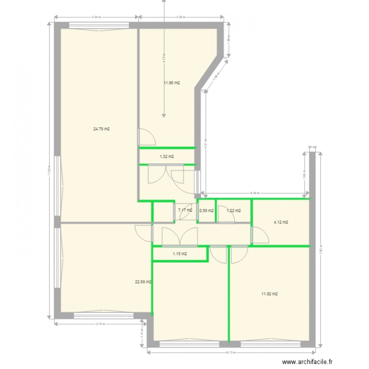 RIAUBLANC. Plan de 0 pièce et 0 m2