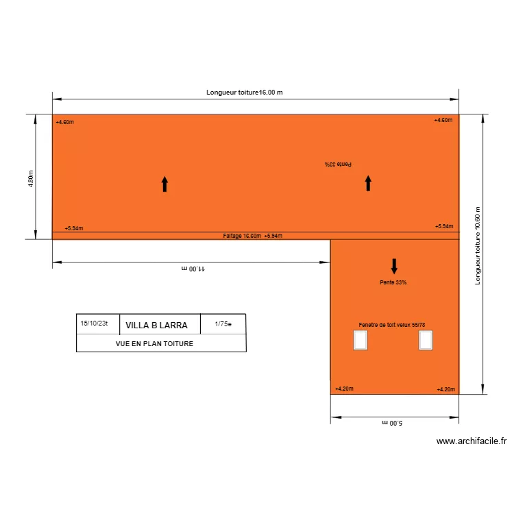 plan coulon toiture. Plan de 