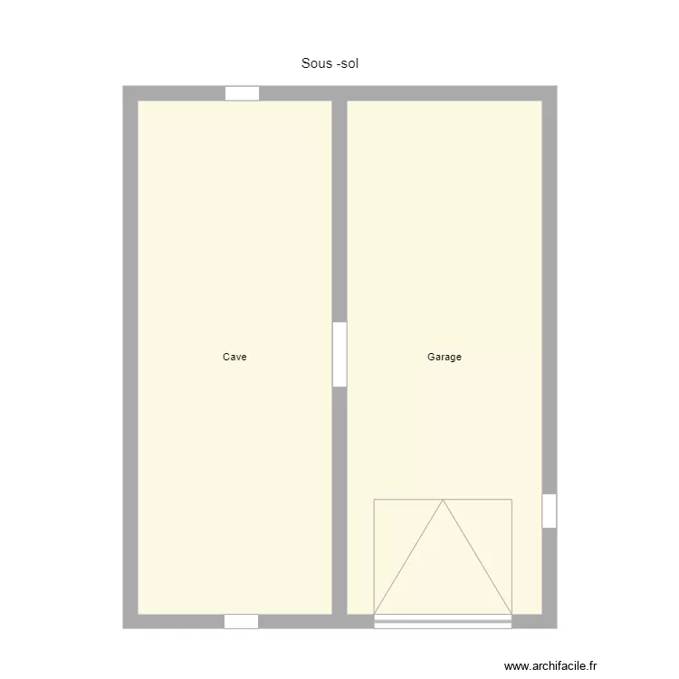 Croquis DILLMANN. Plan de 