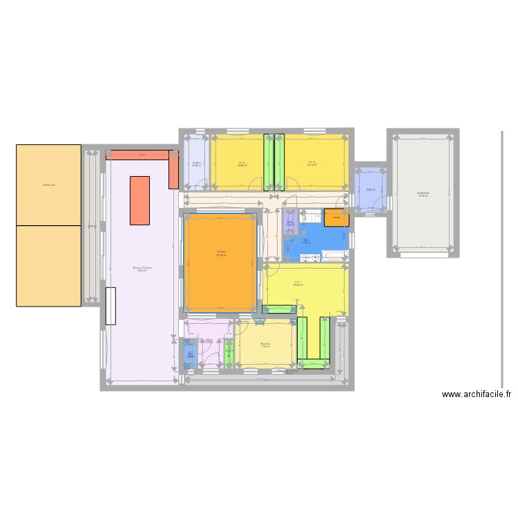 PP CUBIC perso. Plan de 0 pièce et 0 m2