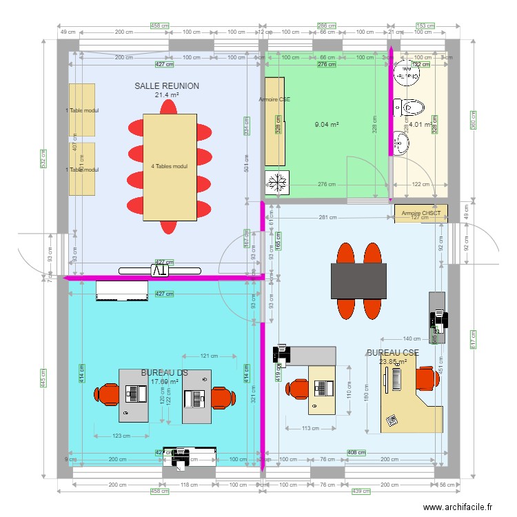 CSE PORTAKABIN. Plan de 0 pièce et 0 m2