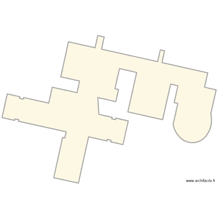 HOPITAL DE CORBIE 2. Plan de 1 pièce et -1048 m2