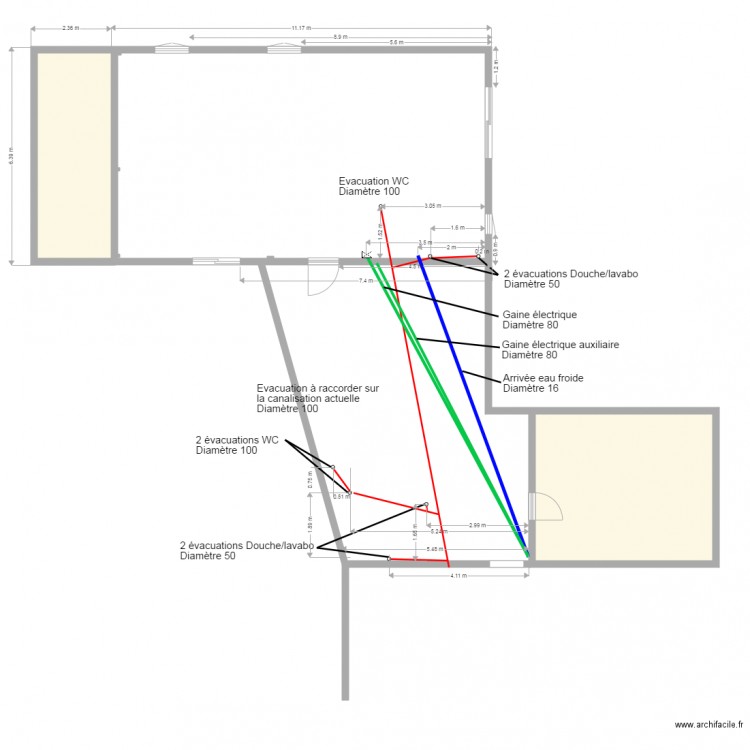 plan construction. Plan de 0 pièce et 0 m2