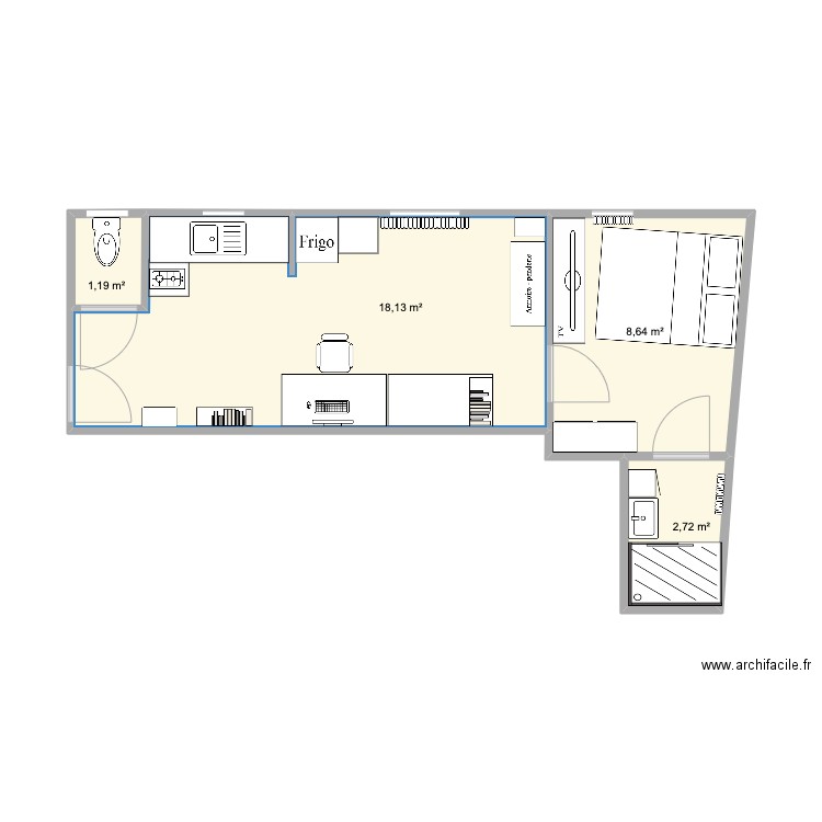 Appart Talence. Plan de 0 pièce et 0 m2