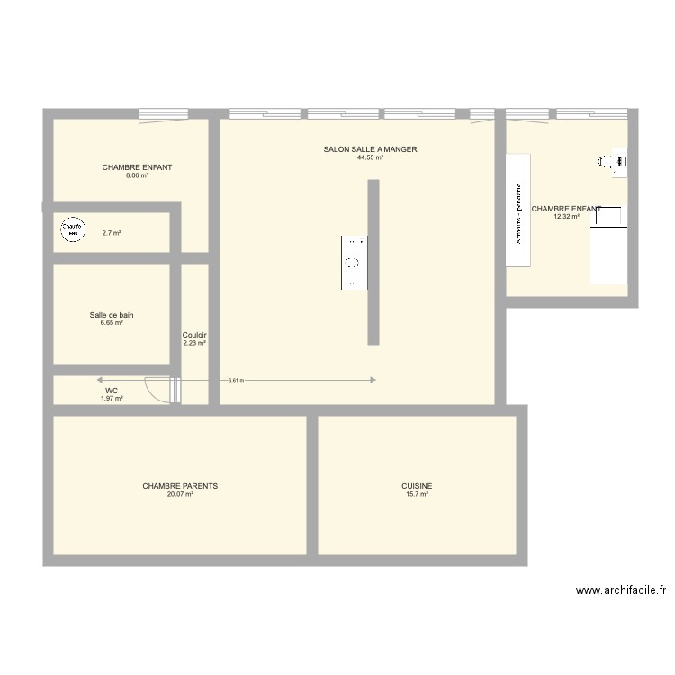 Résidence principale. Plan de 0 pièce et 0 m2