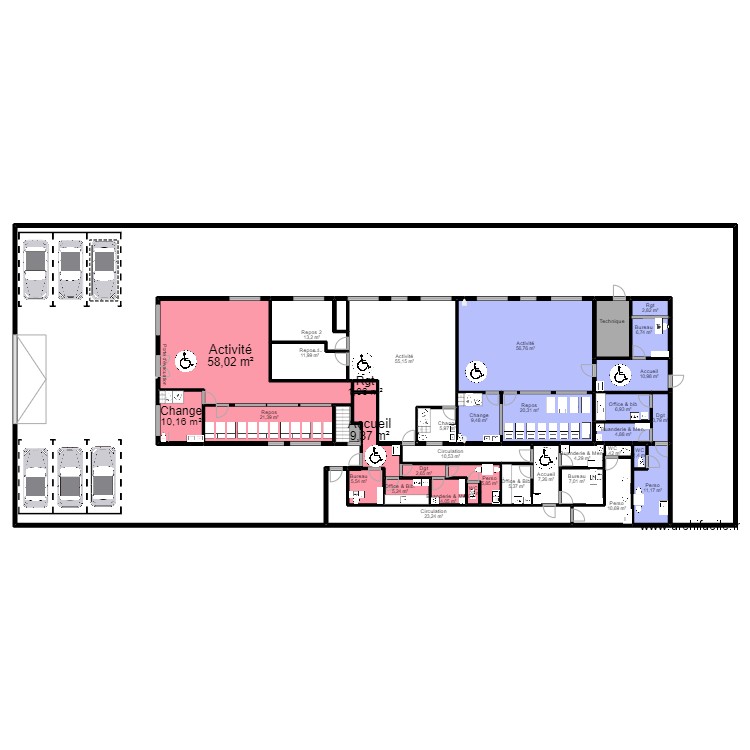 91 MONTGERON PROJET URBA ONLY 13 Mercure V2 090622 Arl - 2. Plan de 38 pièces et 934 m2