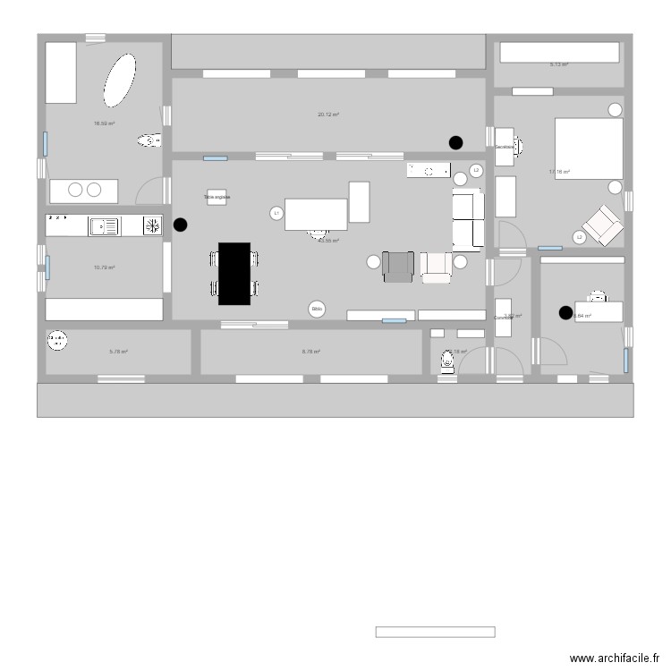 Petite maison terre 6. Plan de 0 pièce et 0 m2