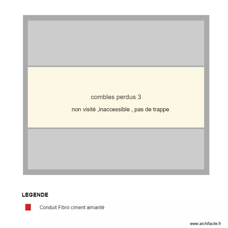 comble fresnais. Plan de 