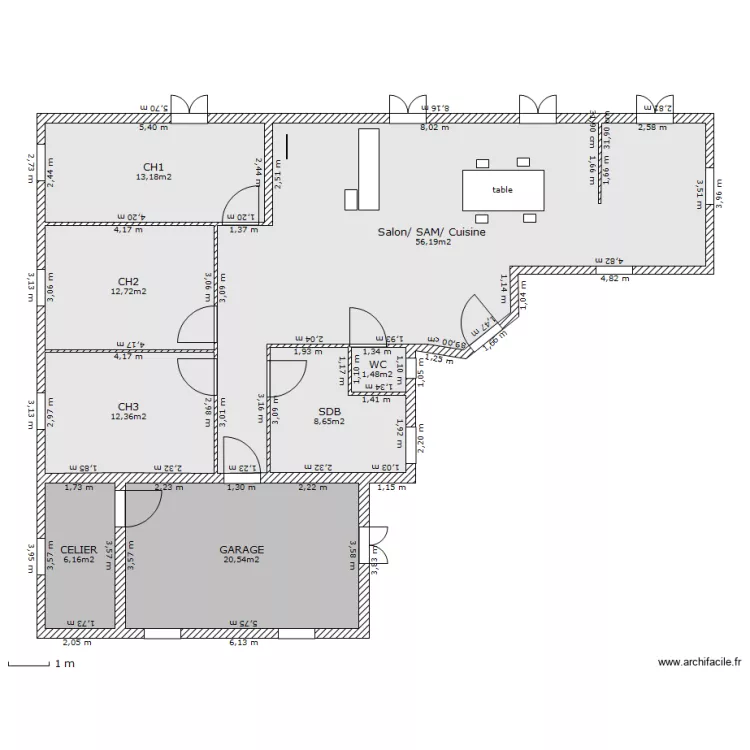 grignon LULU 2. Plan de 