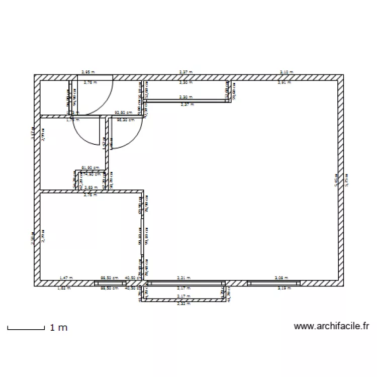 mesures appart. Plan de 