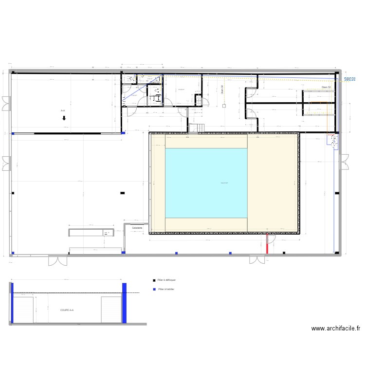 Plan TAKE OFF définitif artisan plomberie. Plan de 0 pièce et 0 m2