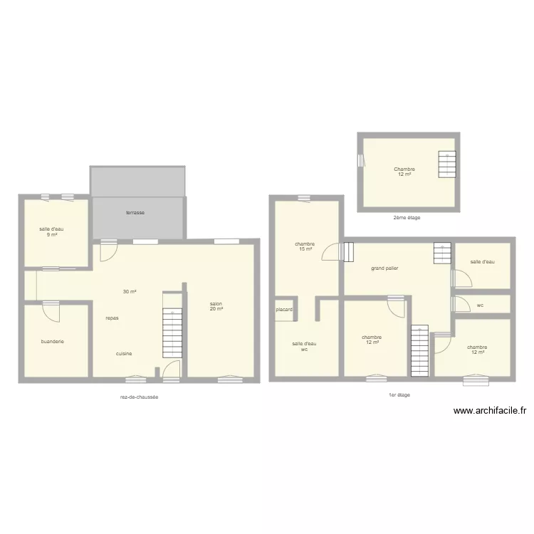 87G9293. Plan de 