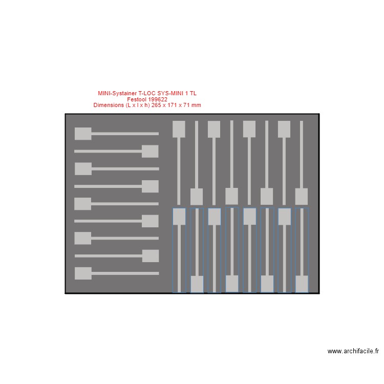 Festool M 25 x M3T. Plan de 0 pièce et 0 m2
