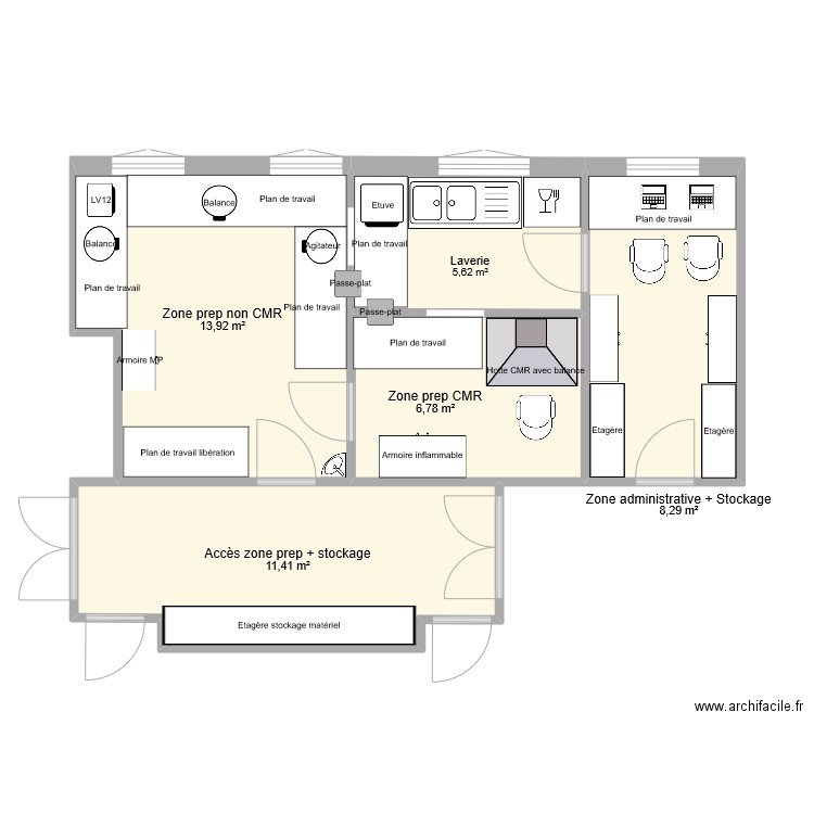 Préparatoire V2. Plan de 0 pièce et 0 m2