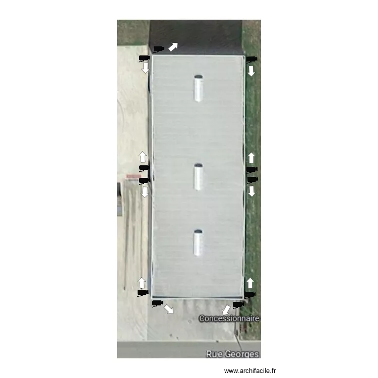 Duo Catering Cam&eacute;ras Ext&eacute;rieures. Plan de 