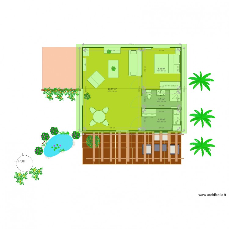 MAISON BOIS. Plan de 0 pièce et 0 m2