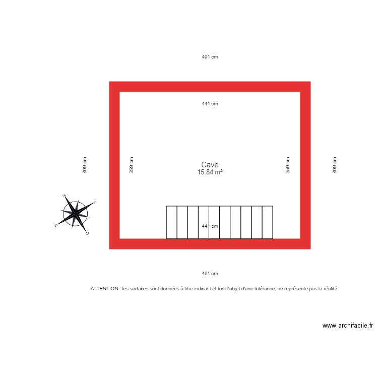 BI 1669 cave coté . Plan de 0 pièce et 0 m2