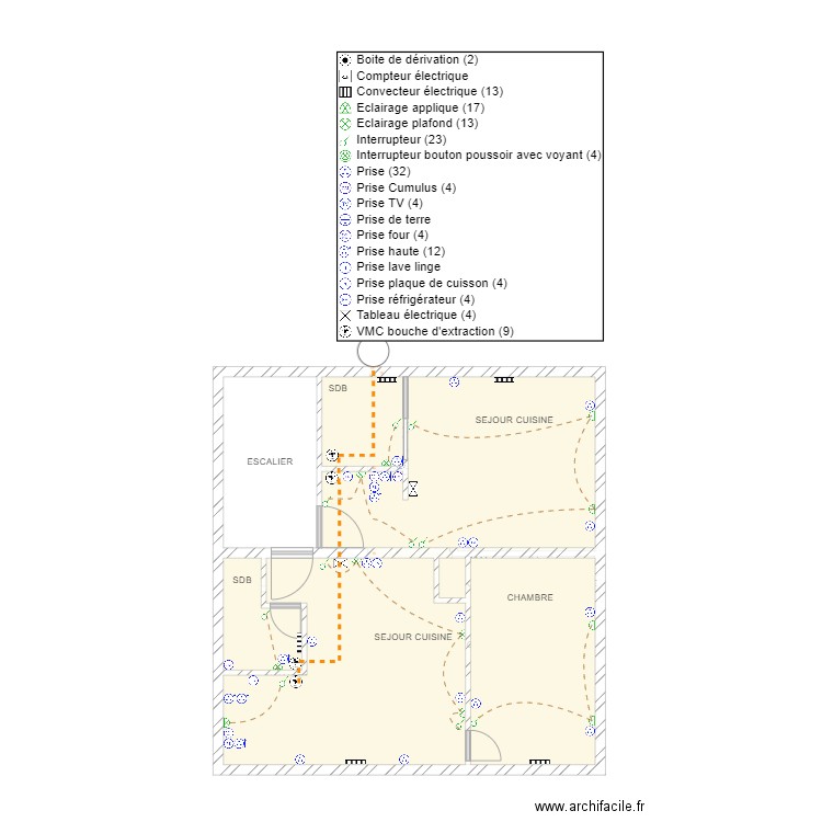 DAUMONT. Plan de 0 pièce et 0 m2