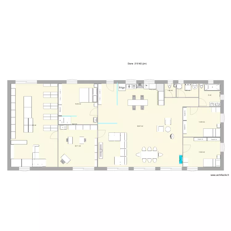 Diane 215 Vdiane. Plan de 