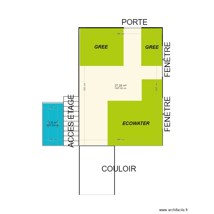 PIECE BAS. Plan de 0 pièce et 0 m2