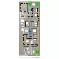 Casitas plan ensemble Jacques Claudia schifer porche