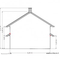 Facade Sud Ouest 50e