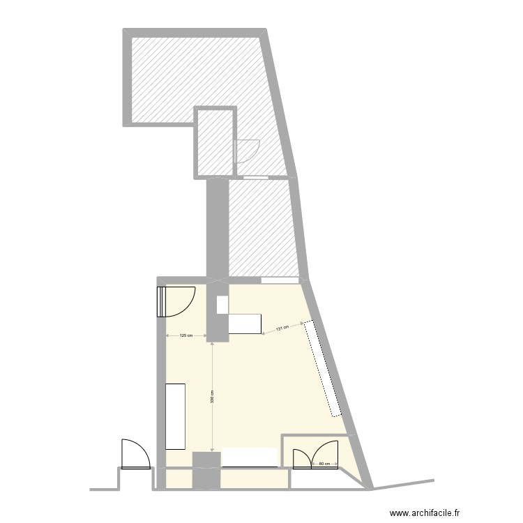 7COTE JAQUEMART. Plan de 8 pièces et 49 m2