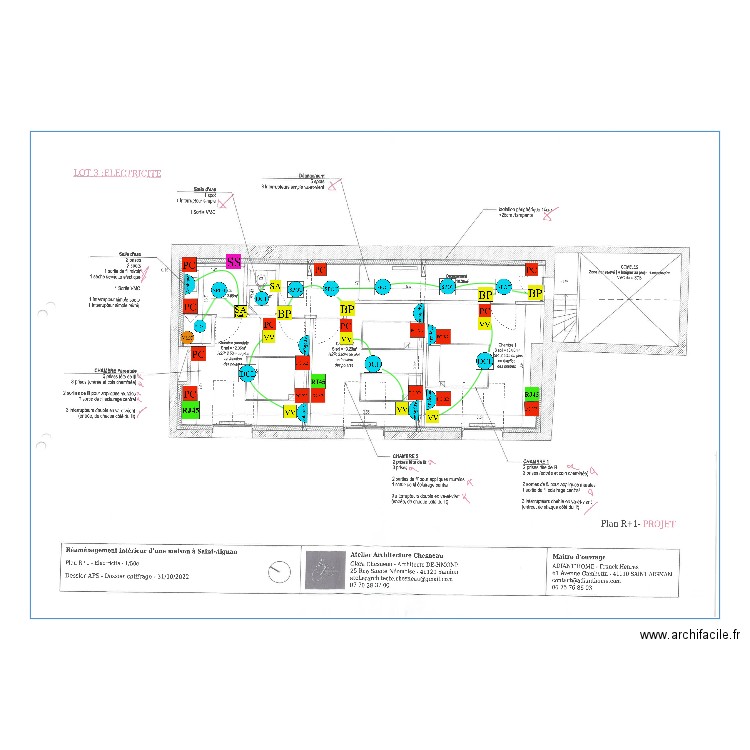 st aignan r1. Plan de 0 pièce et 0 m2