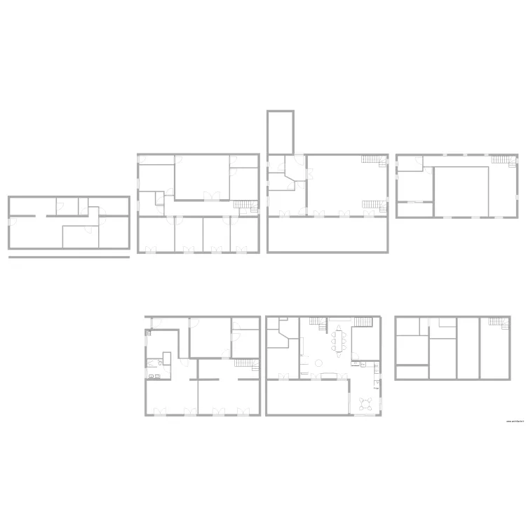 projet maison etage. Plan de 