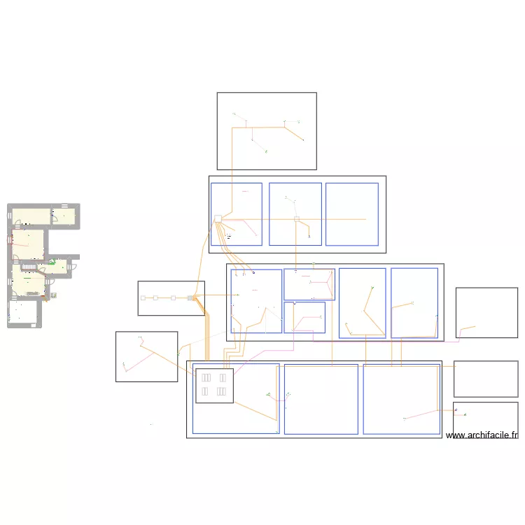 tekening huis electra. Plan de tekening huis electra. Plan de