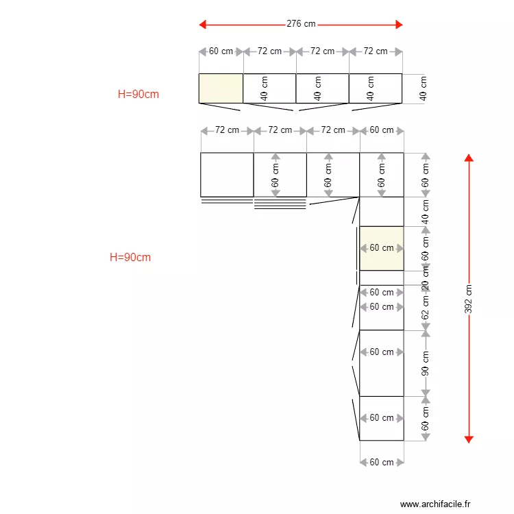cuisine. Plan de cuisine. Plan de