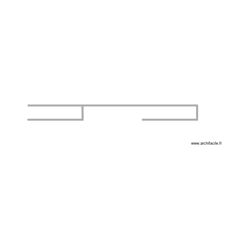 Bac i potporni zid. Plan de 