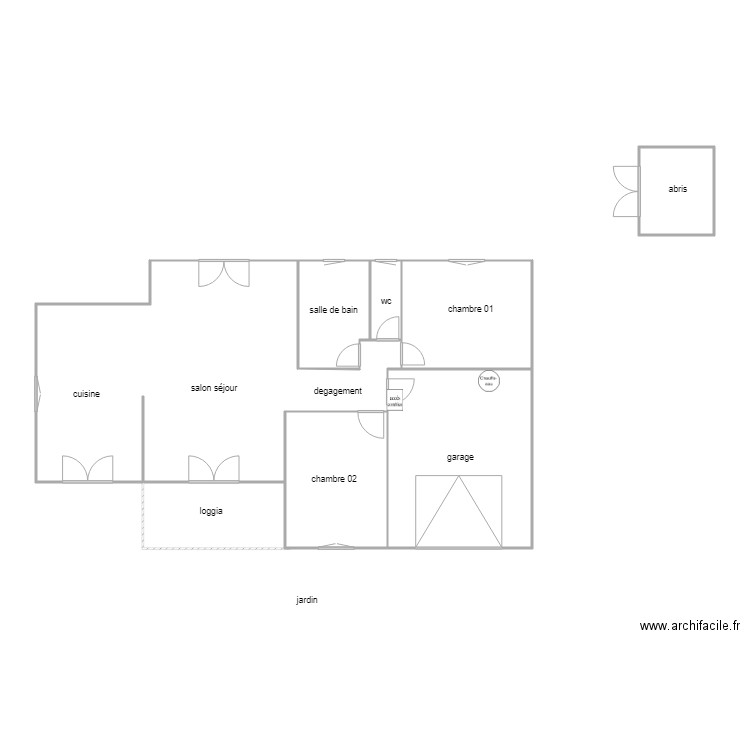 delavergne am. Plan de 0 pièce et 0 m2