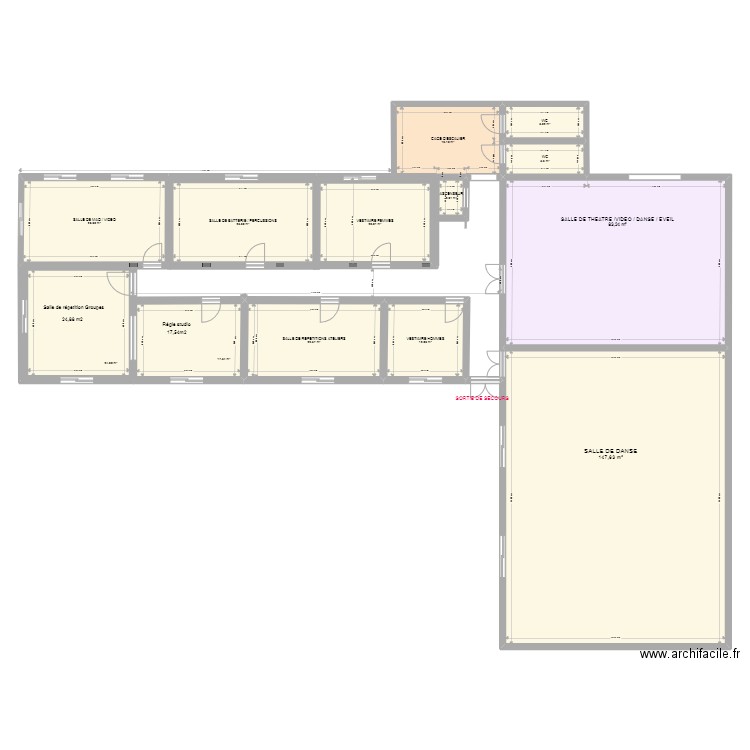 2ème étage IMPULSE maj 20-06-22. Plan de 0 pièce et 0 m2