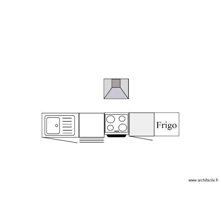 cuisineee - Plan dessiné par ikaad