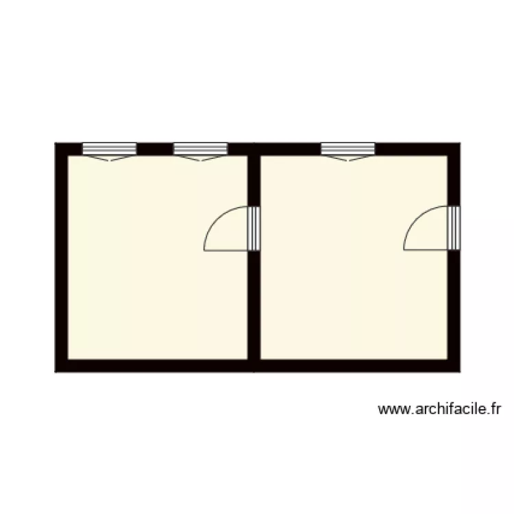 plan GRIMAZ studio 2. Plan de 