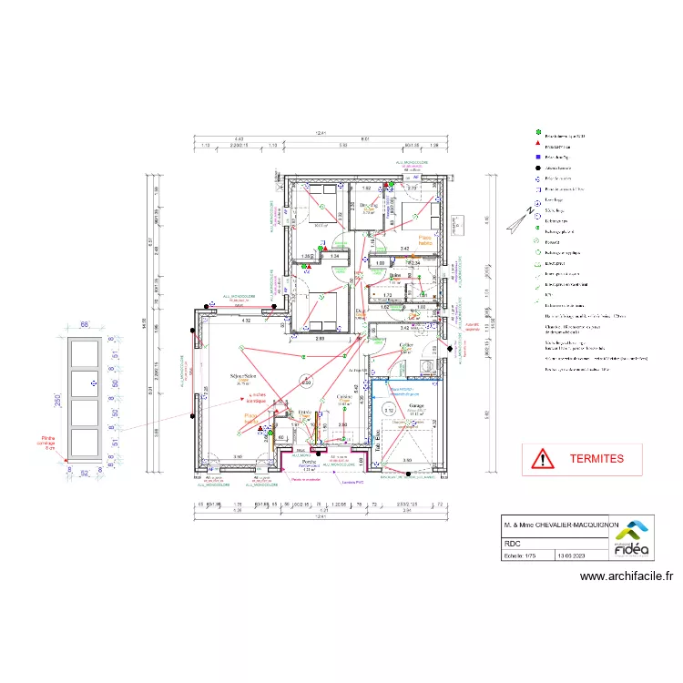 CHEVALIER MACQUIGNON. Plan de CHEVALIER MACQUIGNON. Plan de