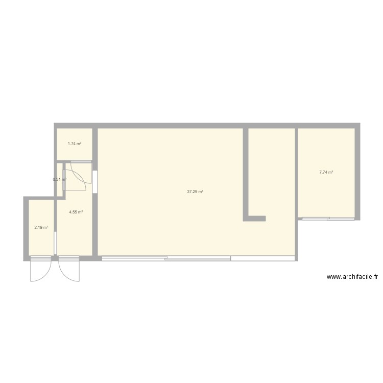 POOLHOUSE. Plan de 0 pièce et 0 m2