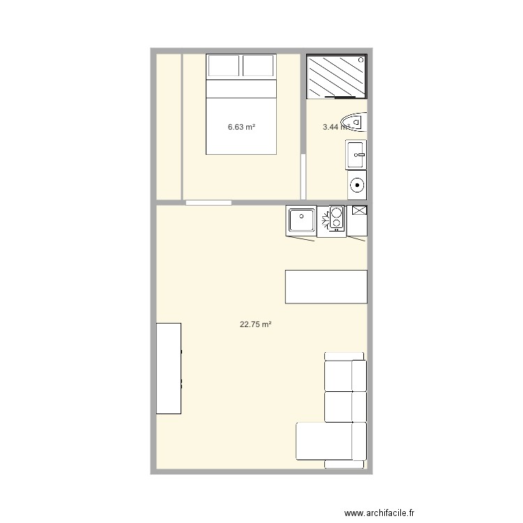 villefranche mini travaux . Plan de 0 pièce et 0 m2
