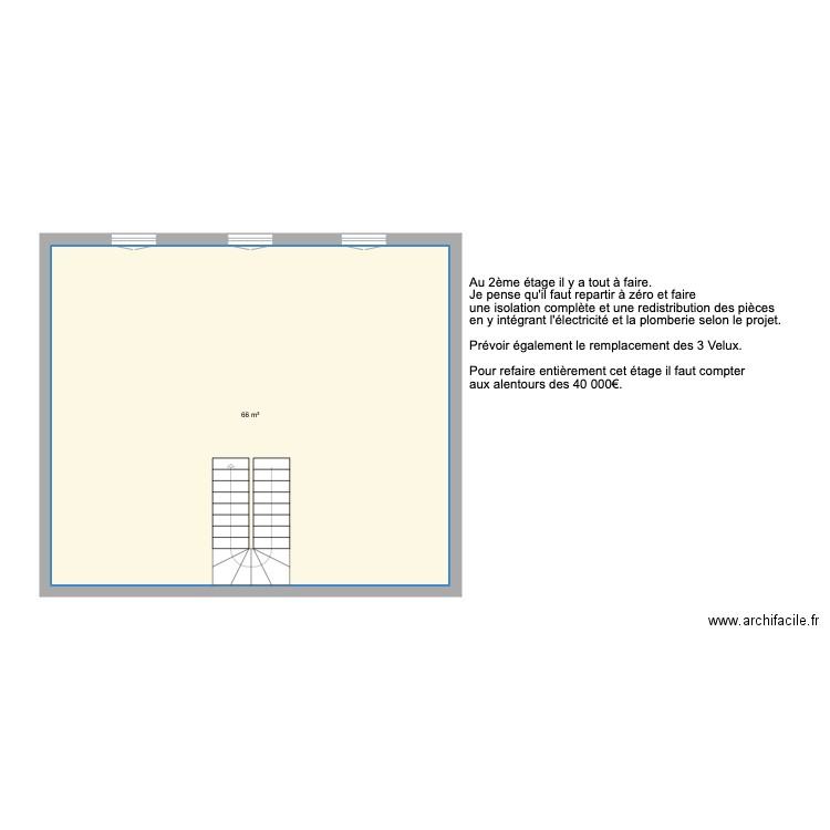 Saint Nic 2ème étage. Plan de 0 pièce et 0 m2