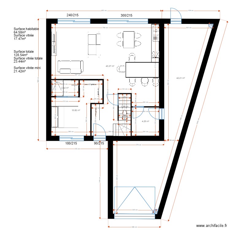 plan v2 . Plan de 0 pièce et 0 m2