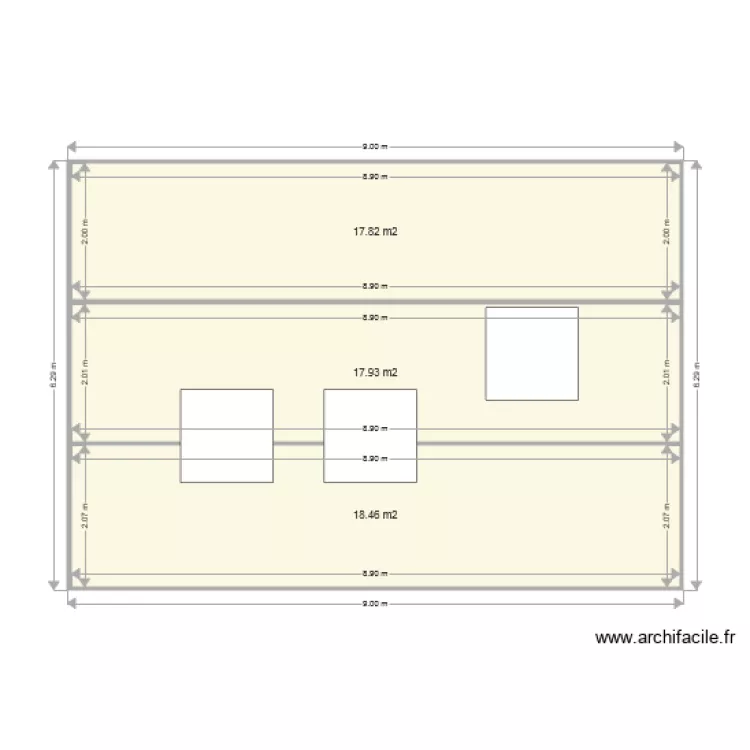 PROJET QUAI DHT. Plan de 