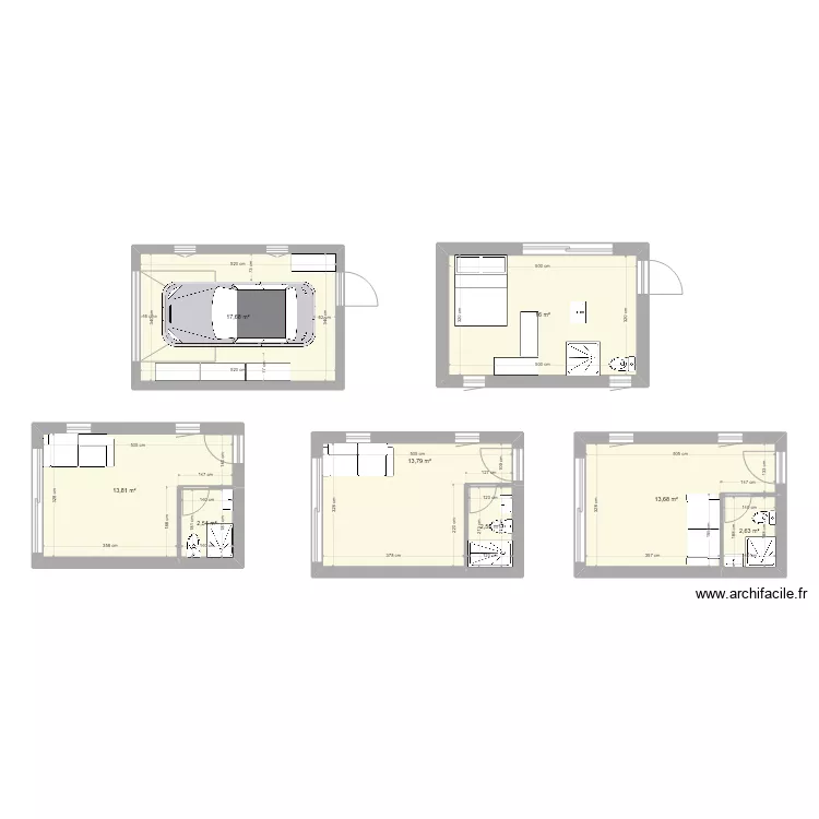 Garage 4. Plan de 
