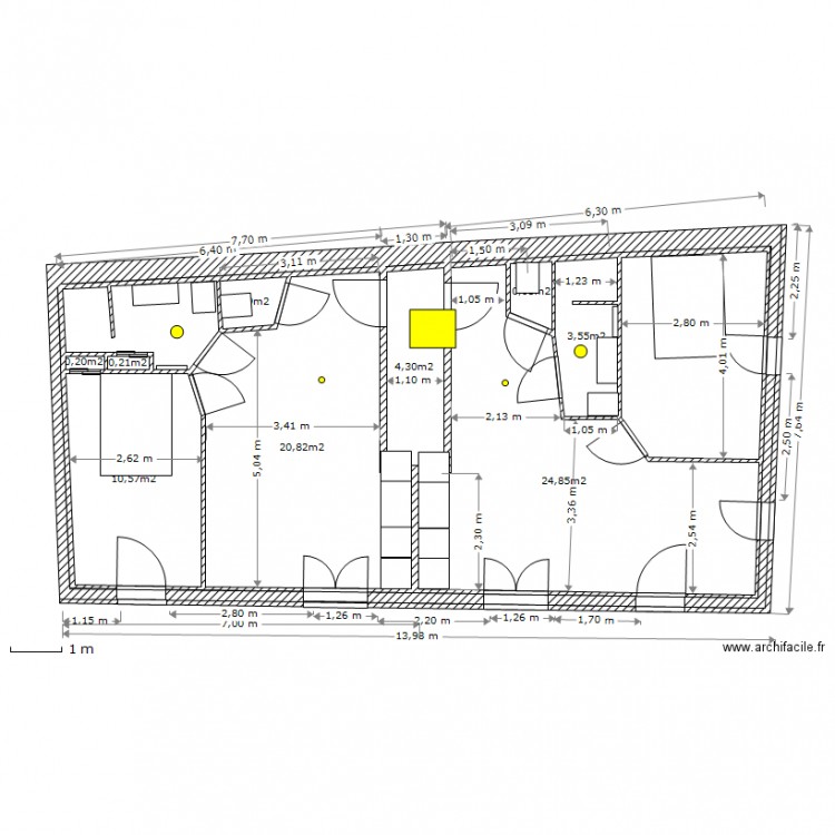 1 etage. Plan de 0 pièce et 0 m2