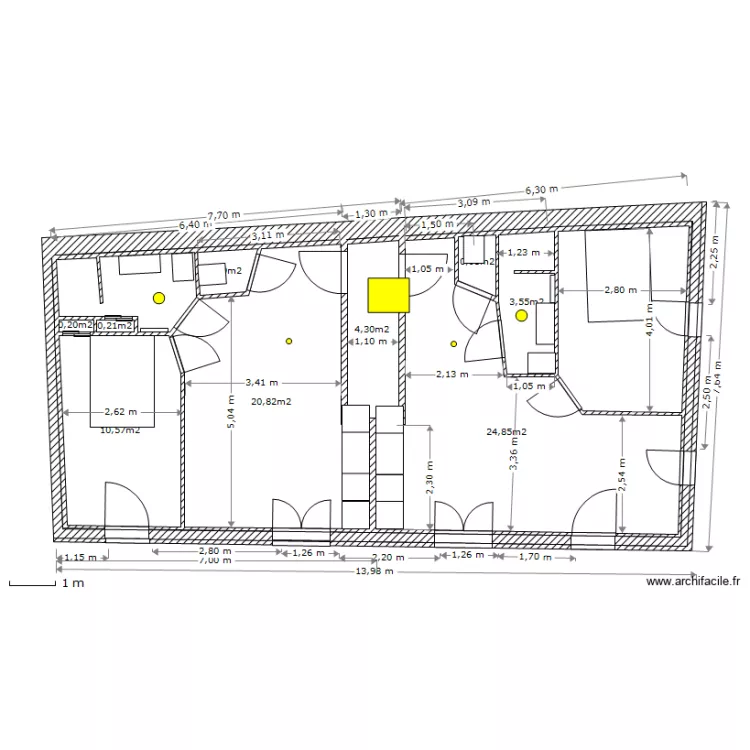 1 etage. Plan de 1 etage. Plan de